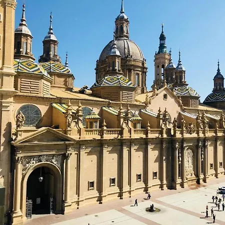 Vtz El Balcon A La Basilica I - Vistas Inmejorables A La Basilica Del Pilar! Apartament Saragossa